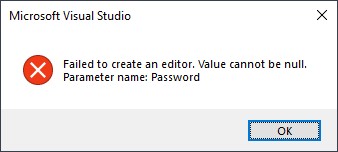 Visual Studio message box