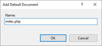 Default document details