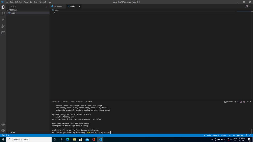 Visual Studio Code, again...