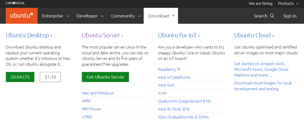 Dowload Ubuntu Server step 2